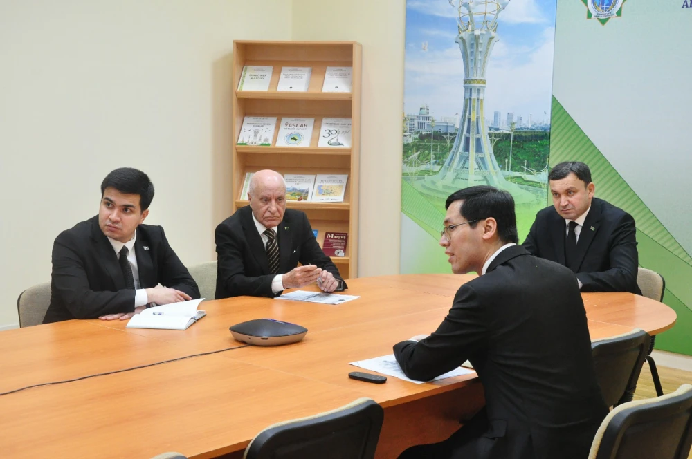 ONLINE MEETING WITH INDIA – CENTRAL ASIA  FOUNDATION